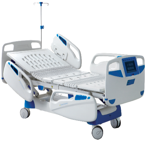 Adjustable hospital bed from the Infitra hospital furniture range
